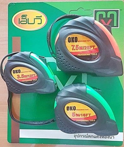 ตลับเมตรหุ้มยาง MV3.5M BT-1*12