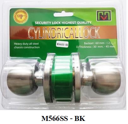 ลูกบิดSS  MV M566SS-BK*12