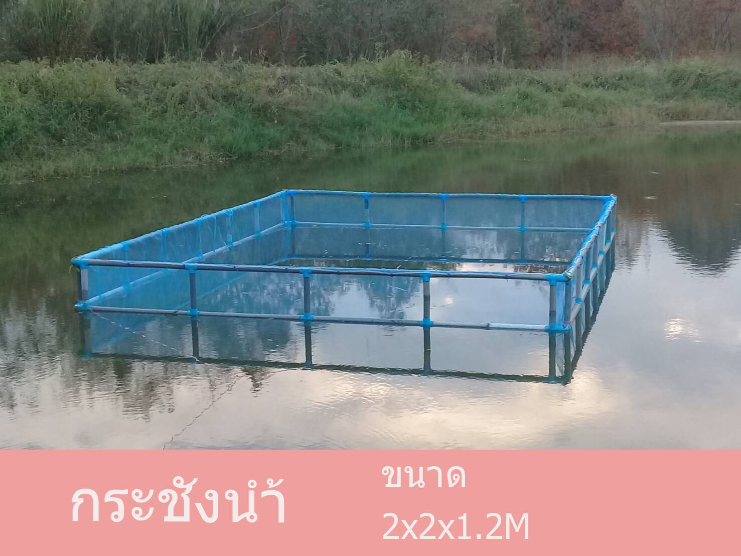 กระชังบก2X2X1.2M