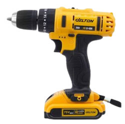 สว่านกระแทกDELTONGSB-75V-D 3ระบบ+แบตฯ2ก้อน