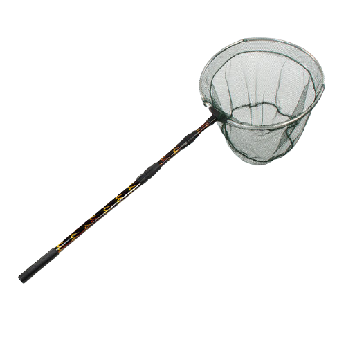 สวิงตักปลา1.9Mวงกลมด้ามพับได้3ท่อนด้ามลาย