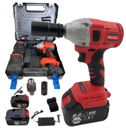 บล็อกแบตฯMOLITA168V2in1+แบตฯ2ก้อน