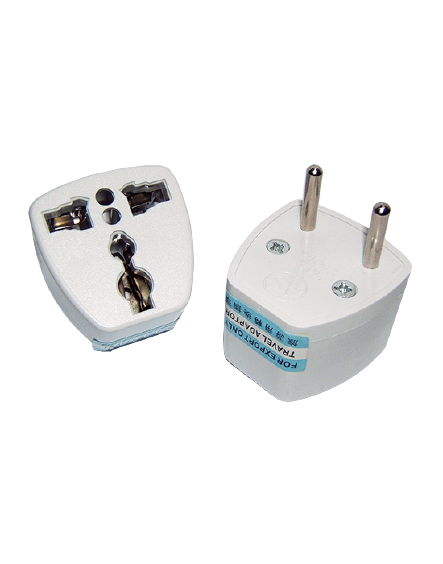 อะแดปเตอร์ปลั๊ก2ขากลม10A250V