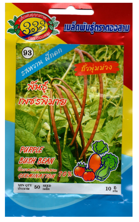 ถั่วพุ่มม่วงเพชรพิมาย333