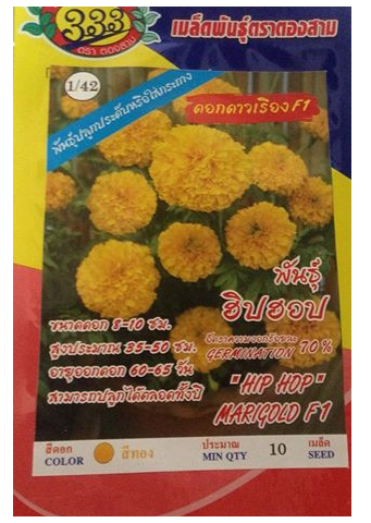 ดอกดาวเรืองฮิปฮอปF1333