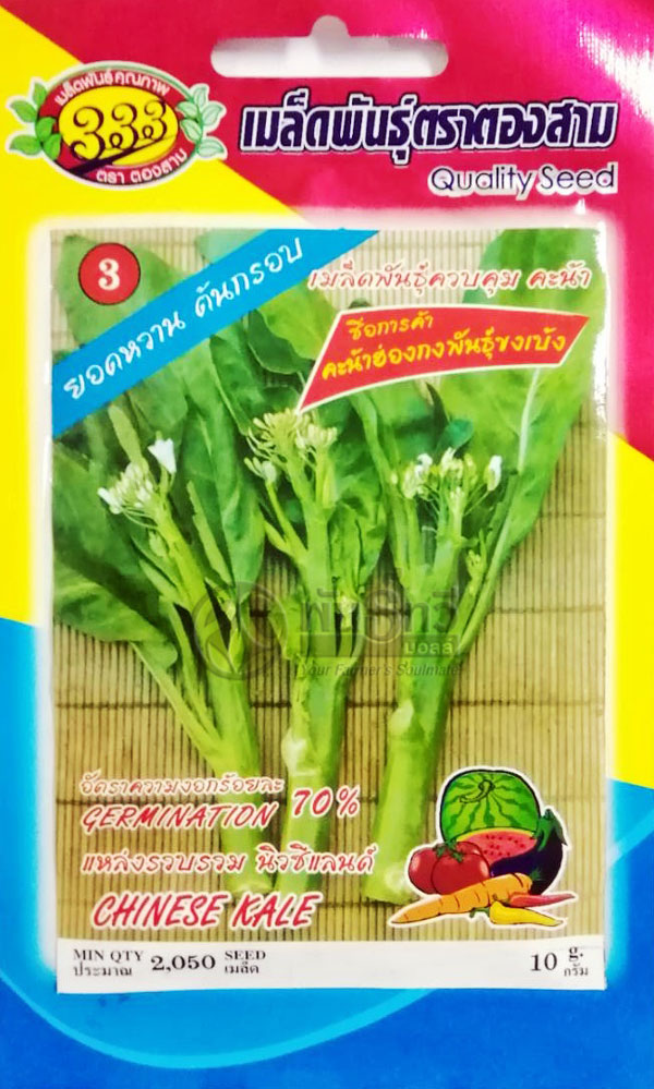 คะน้าฮ่องกง 333ซองตั้ง