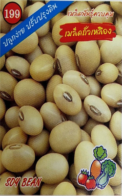 ถั่วเหลืองเมล็ดถั่วเหลือง333