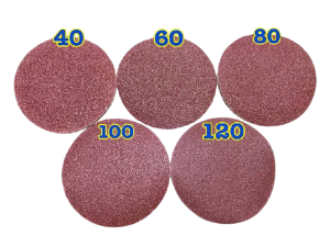กระดาษทรายกลมตีนตุ๊กแก#80