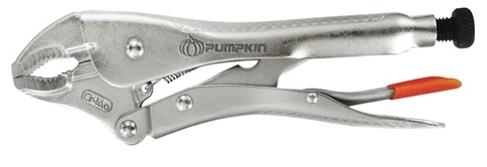 คีมล็อค ปากโค้ง+ปากตัดลวด+หัวขันน็อตPUMPKIN 10"PTT-10WR(25108)
