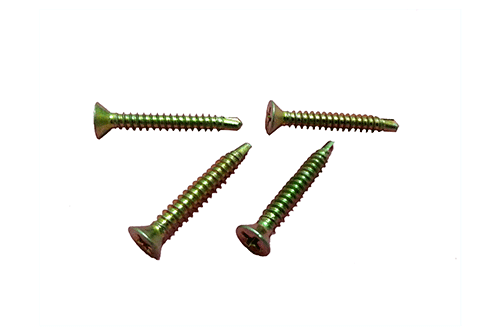 F#6X3/4"ชุบรุ้งปลายสว่าน*25B