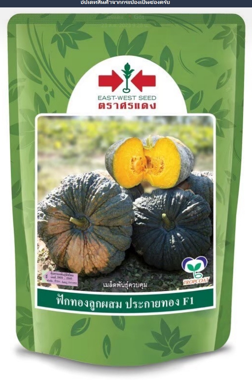 ฟักทองประกายทองF1ศรแดง100G *80