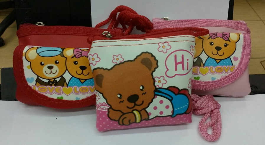 กระเป๋าคล้องคอแฟนซีคละแบบ*6