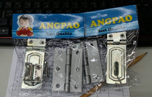 ชุดสายยู+บานพับANGPAO 3"*6