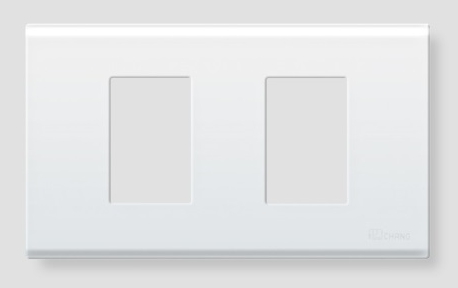 ฝาหน้ากาก2ช่องCHANGใหม่*10