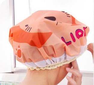 หมวกอาบน้ำคละสี*12