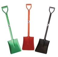 พลั่วคละสีปลายตัด*12