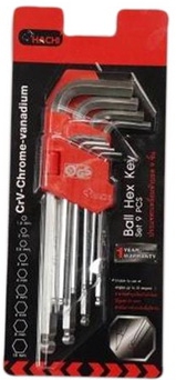 หกเหลี่ยม9ชิ้นCRVหัวบอลยาว MOKO*12