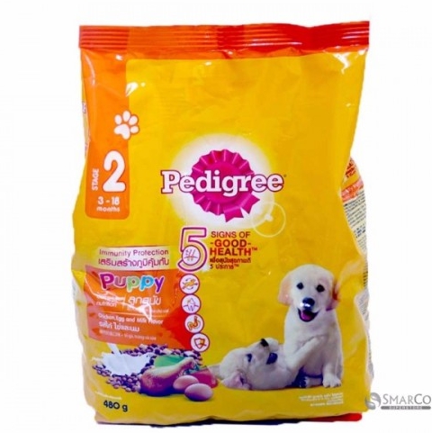 PEDลูกสุนัข รสไก่ ไข่และนม400G*15