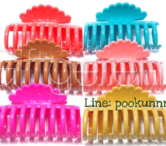 กิ๊บหนีบผมคละแบบ*12
