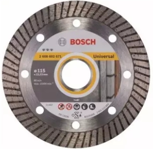 ใบตัดเพชรBOSCH 4"Universal Standdard#726*10