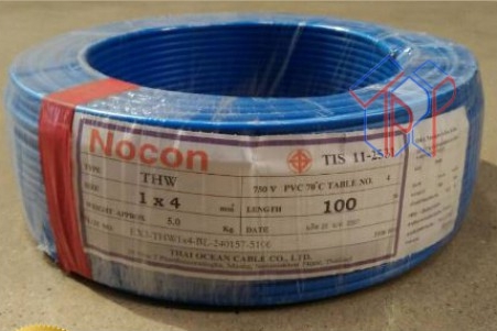 สายไฟTHW โนคอน 1X4 100M 