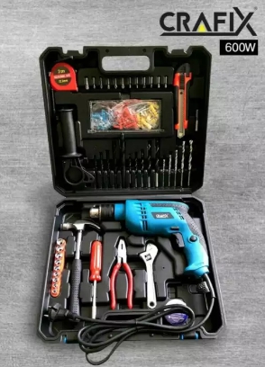 สว่านไฟฟ้า+กระเป๋าเครื่องมือช่างCRAFIX