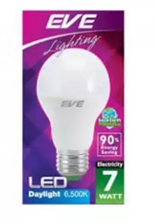 หลอดLED BULB A60 DL EVE 7W  E27(540194)*10