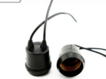 ขั้วยางกันน้ำดำE27