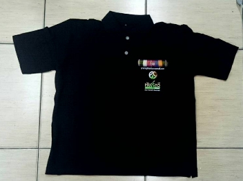 เสื้อพนักงานสีดำ ไซต์  L