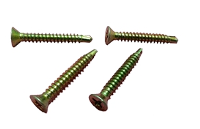 F#8X1 1/2"ชุบรุ้งปลายสว่าน*25B