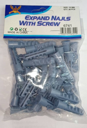 พุกพลาสติก6741 10MM*40