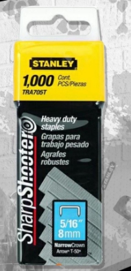 ลวดยิงSTANLEY8MM TRA705T(1000/แพ็ค)