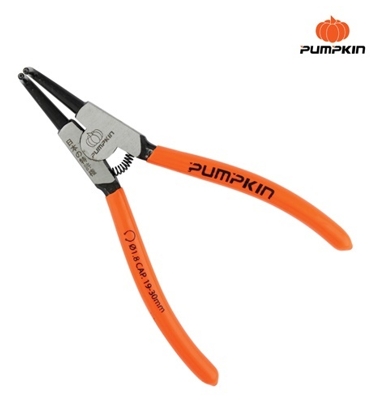 คีมถ่างแหวนCR-V งอPUMPKIN  7"PTT-7SRXB(33570)