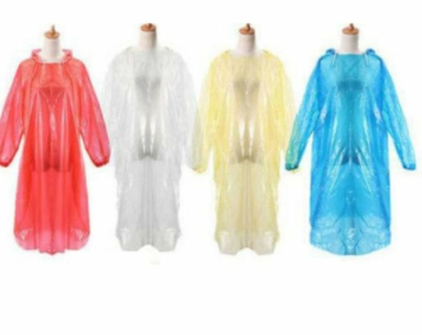 เสื้อกันฝนพกพาแบบบาง