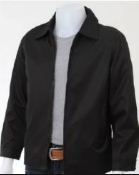 เสื้อแจ็คเก็ตพันธ์ทวี คอปก เบอร์60สีดำ2XL