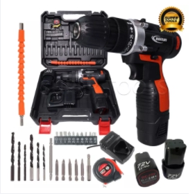 สว่านไร้สายBONYA 72Vแบต2ก้อน