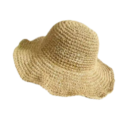 หมวกสานบัคเก็ตคละสีฺB02