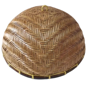 ฝาครอบไม้ไผ่เล็ก