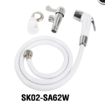 ชุดฉีดชำระ+วาล์วขาว SK02-SA62W
