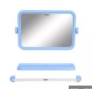 กระจกเหลี่ยมSET3ฟ้าSK03-202S