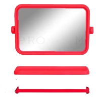 กระจกเหลี่ยมSET3แดง SK03-202R