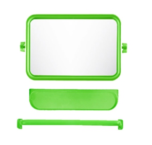 ชุดกระจกสี่เหลี่ยมแฟนซีเขียว SK03-202FG 