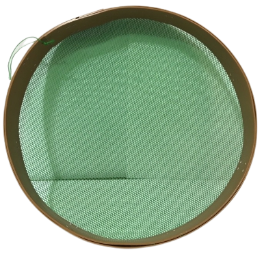 กระด้งร่อนข้าวเขียว PVC