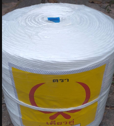 เชือกอัดฟางขาว เคียวคู่3.5KG#10*8