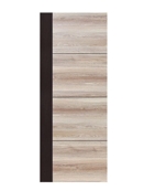 ประตูHDF ปิดผิวPVC (ใน)ลายไม้อ่อนECO-DOOR80X200CM(PL40)