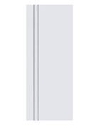 ประตูUPVC Extrusion ลายไม้เส้นเทาECO-DOOR80X200CM(PE4)