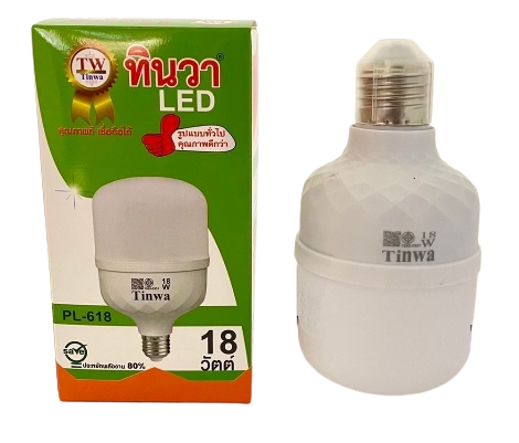 หลอดLED BULB ทินวา18W E27(PL-618)*36
