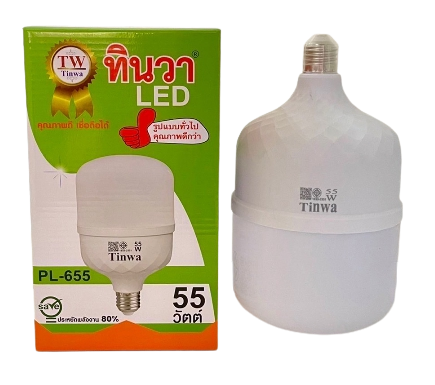 หลอดLED BULB ทินวา55W E27(PL-655)*24