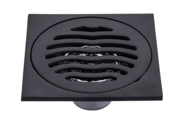 ตะแกรงน้ำทิ้งSS มีกันแมลง BLACK RASLANDRA WT-BLACK*2