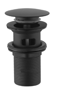 สะดืออ่างล้างหน้า น้ำล้น MATT BLACKRASLANDRA POP-BLK*2